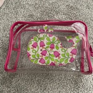 Vera Bradley Large Clear Cosmetic